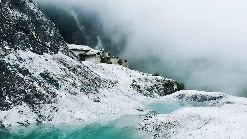 The hill is as beautiful as a European landscape 